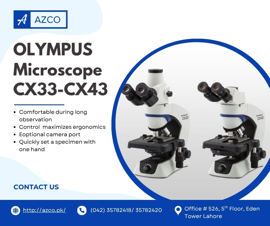 Olympus CX33 Microscope in Pakistan: Precision and Performance for Labs and Classrooms